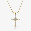 Evry Jewels Gem Up Cross Necklace