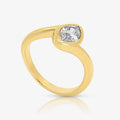 Evry Jewels Twinkle Wave Ring