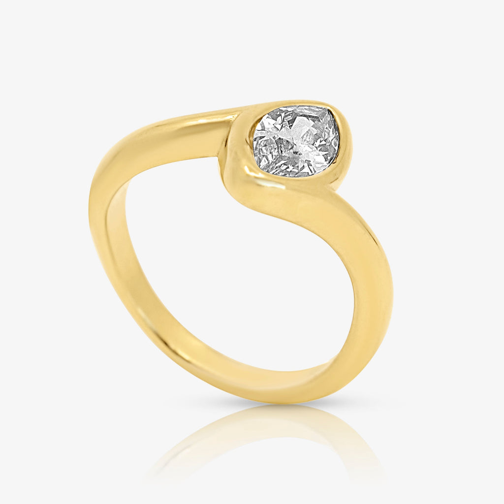 Evry Jewels Twinkle Wave Ring