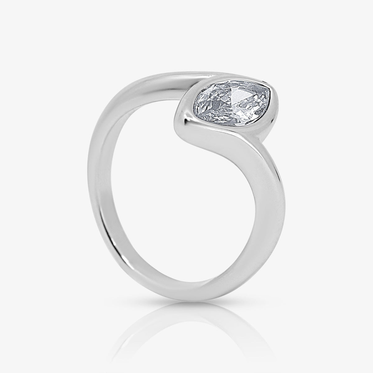Evry Jewels Twinkle Wave Ring