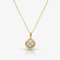 Evry Jewels Lucky Petal Necklace