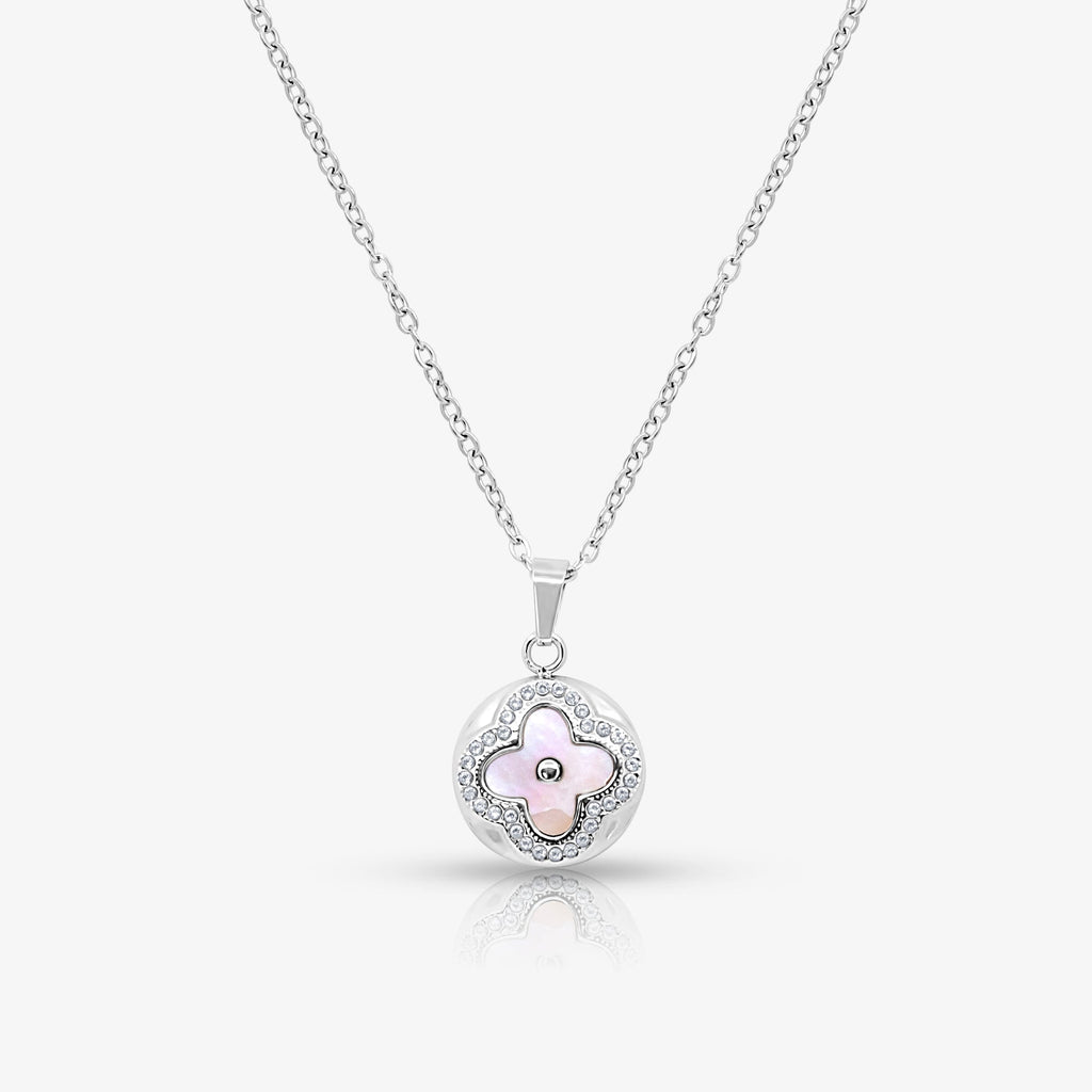 Evry Jewels Lucky Petal Necklace