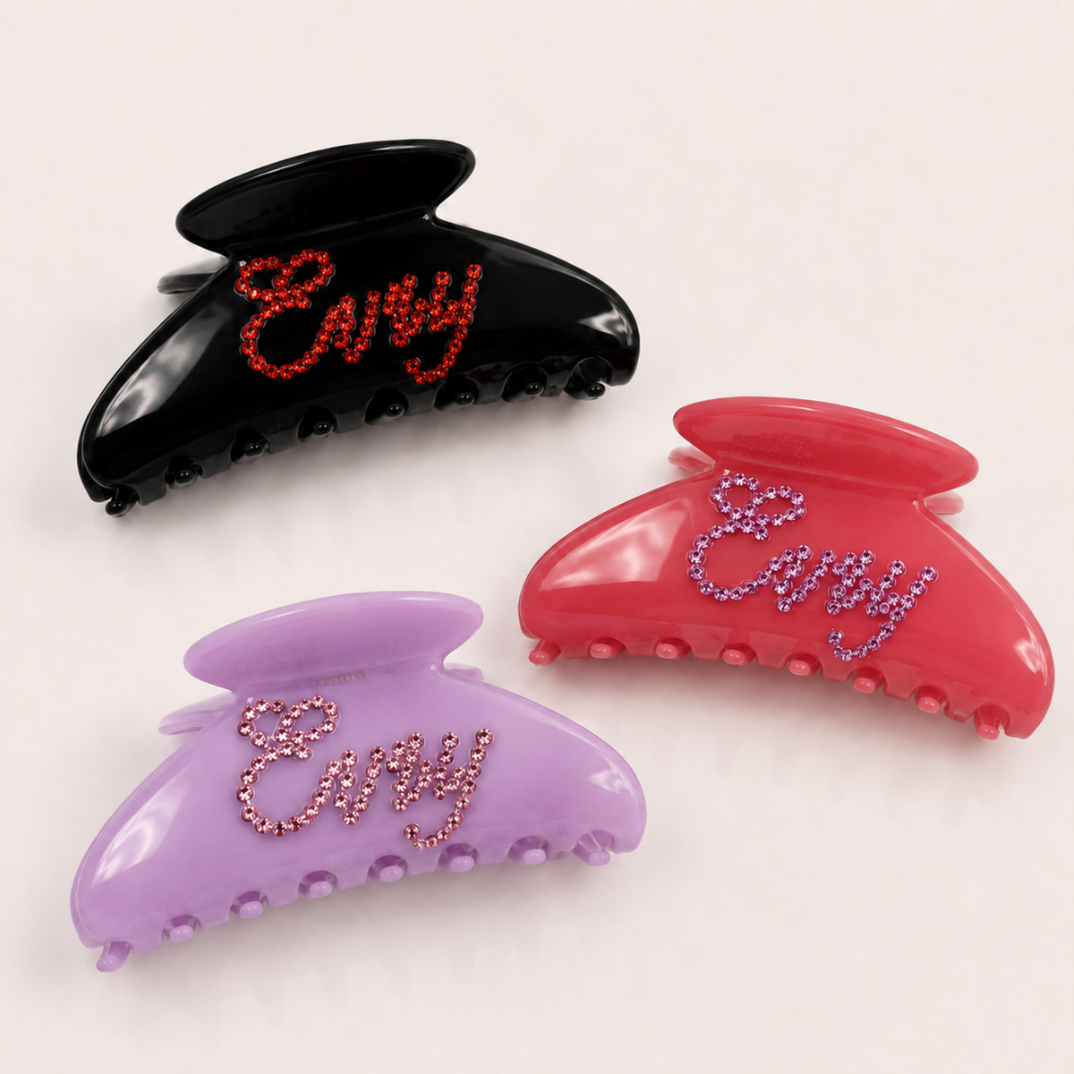 Evry Jewels Signature Claw Clip 3 Piece Set