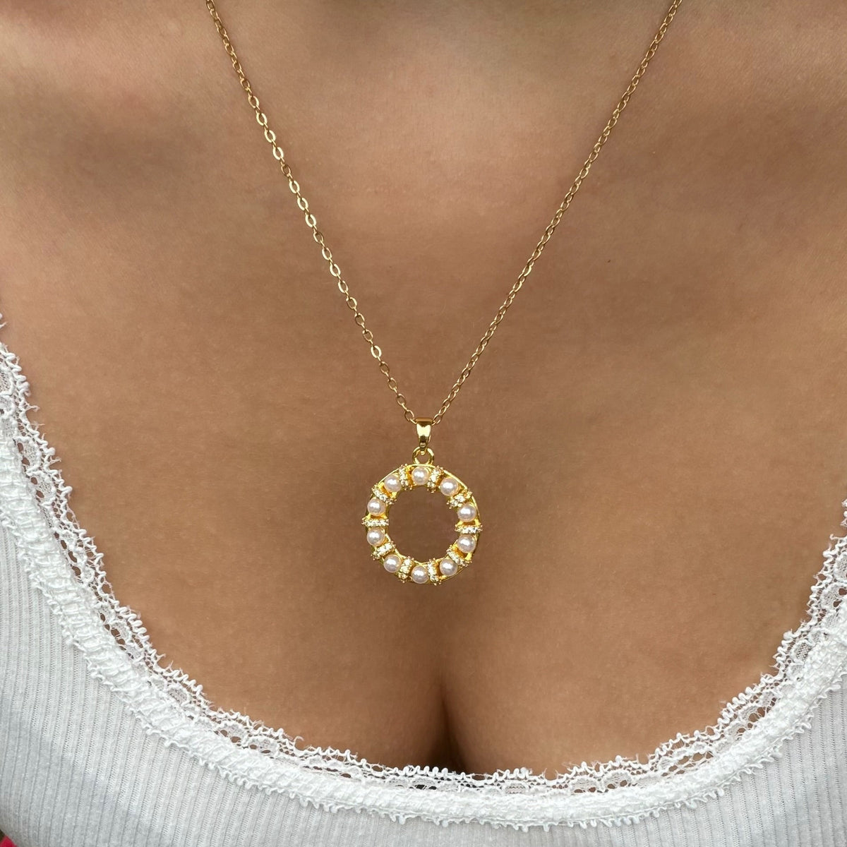 Evry Jewels Dream Pearl Necklace