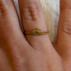 Evry Jewels Dainty Tangle Ring