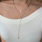 Evry Jewels Boss Babe Drop Necklace
