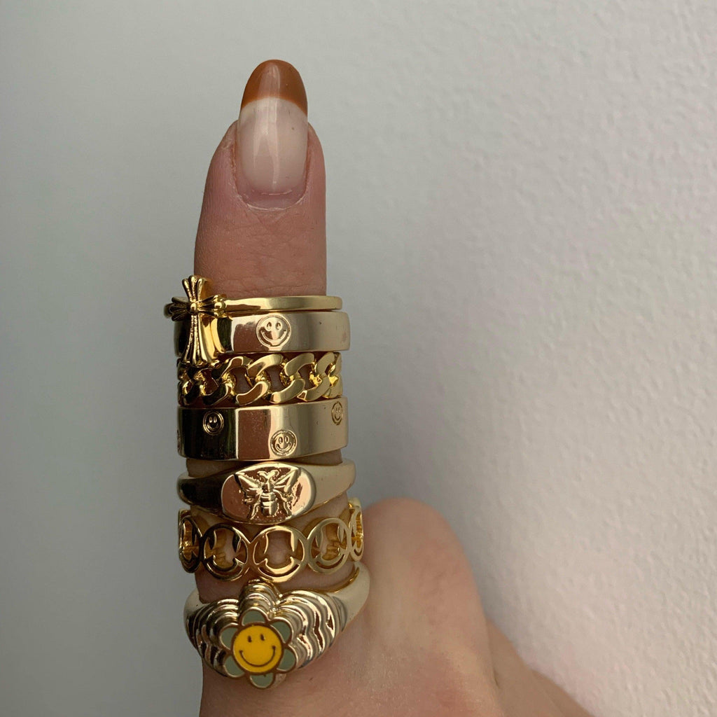 Evry Jewels Bee Humble Ring