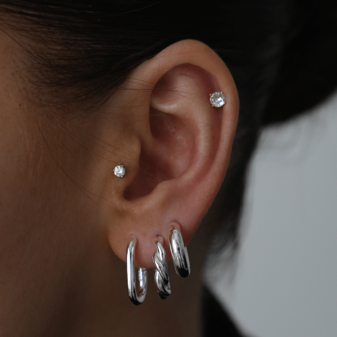 Evry Jewels Bellini Hoops