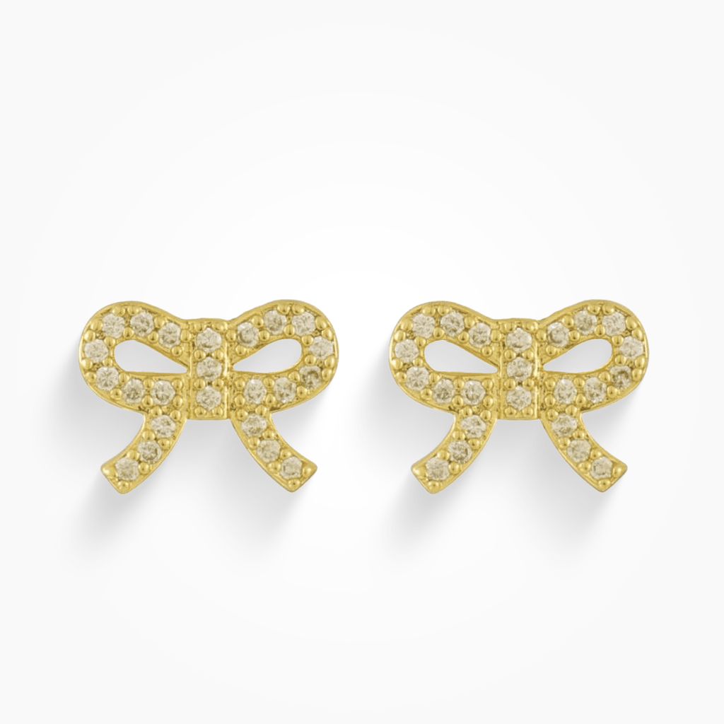 Evry Jewels Bowtie Earrings