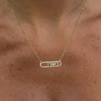 Evry Jewels Starlight Bar Necklace