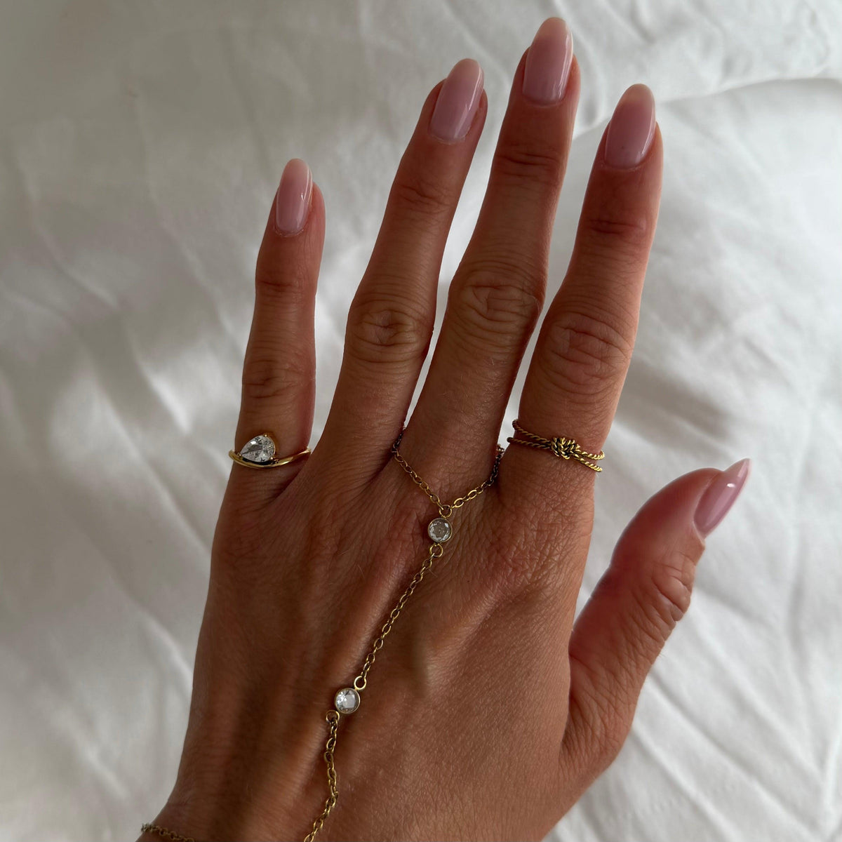 Evry Jewels Sweet Swirl Pinky Ring