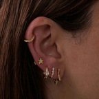 Evry Jewels Champagne Earrings