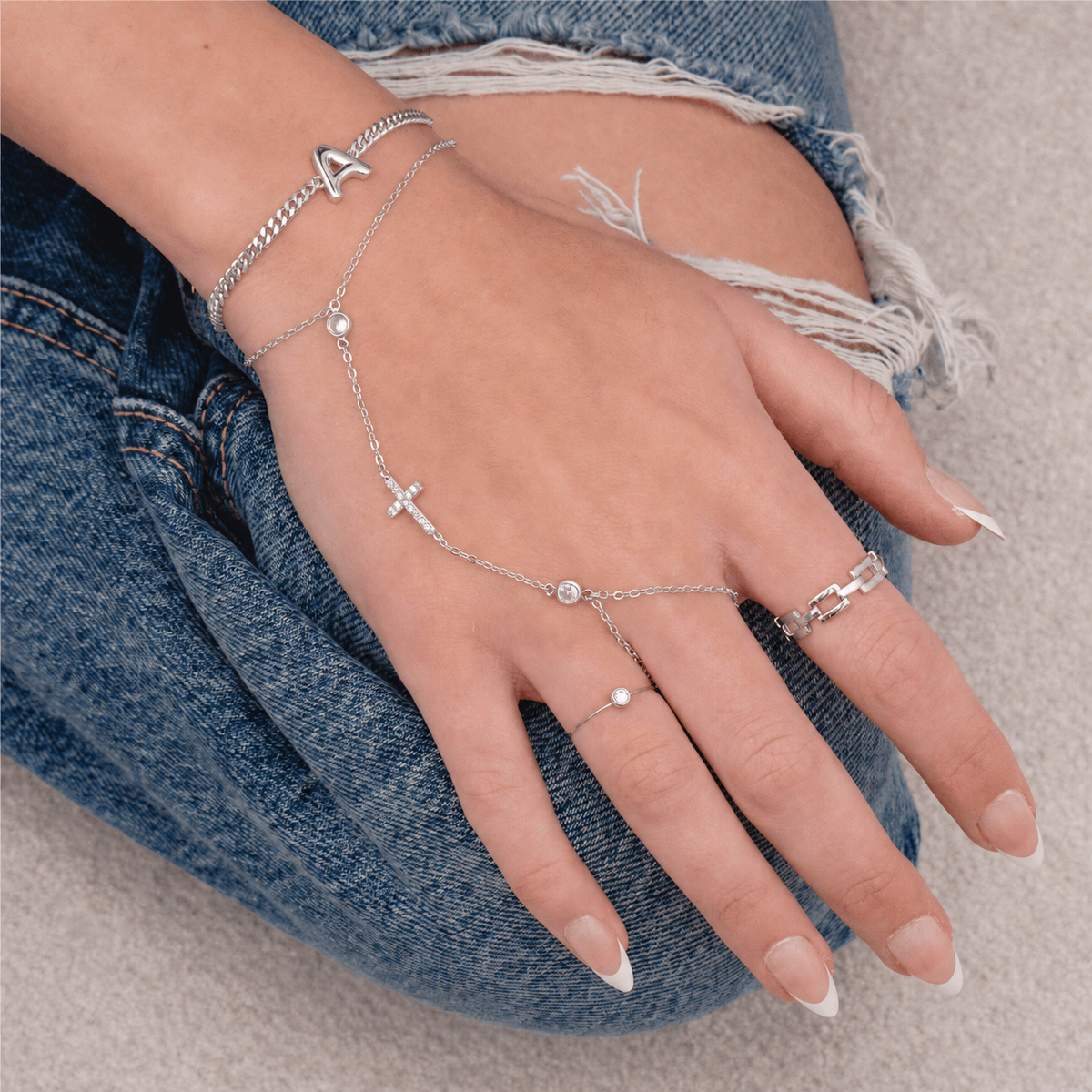 Evry Jewels Viral Hand Chains: Anti Tarnish Waterproof