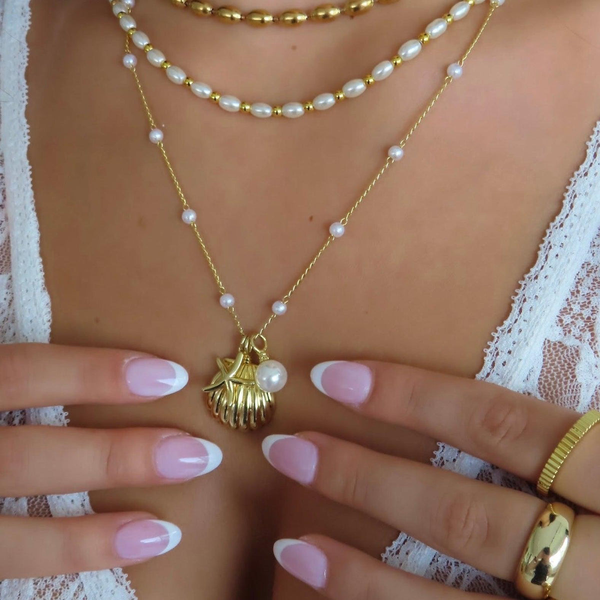 Evry Jewels Sea Breeze Necklace
