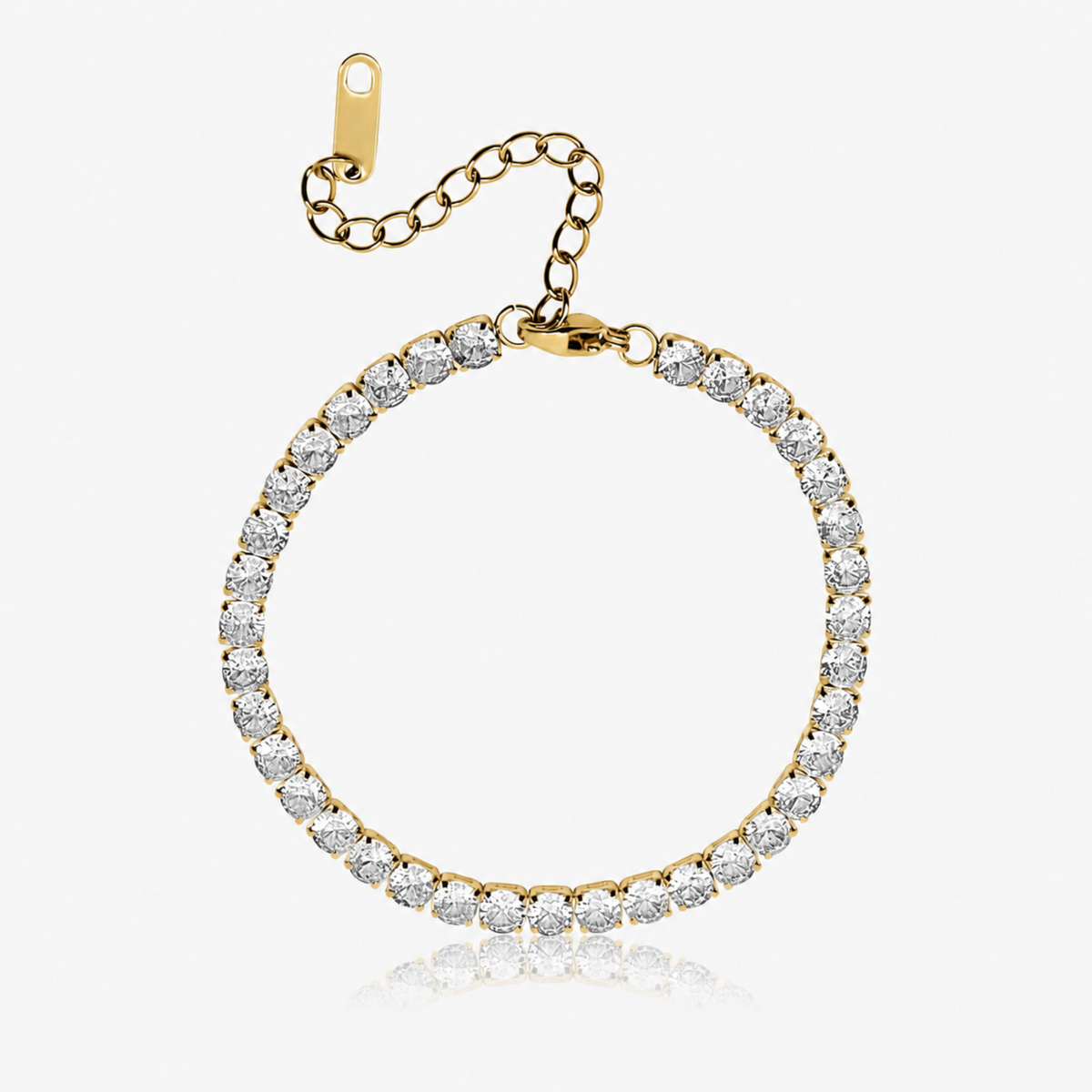 Evry Jewels Champagne Tennis Bracelet