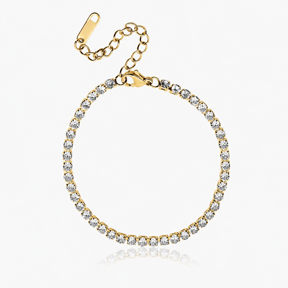 Evry Jewels Champagne Tennis Bracelet