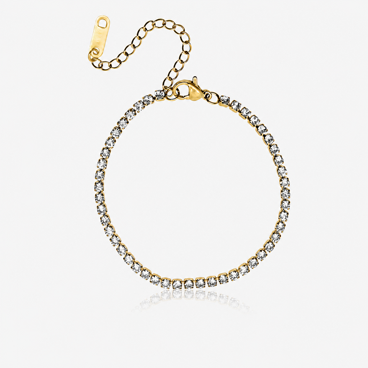 Evry Jewels Champagne Tennis Bracelet