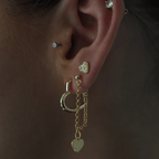 Evry Jewels Cold Hearted Earrings