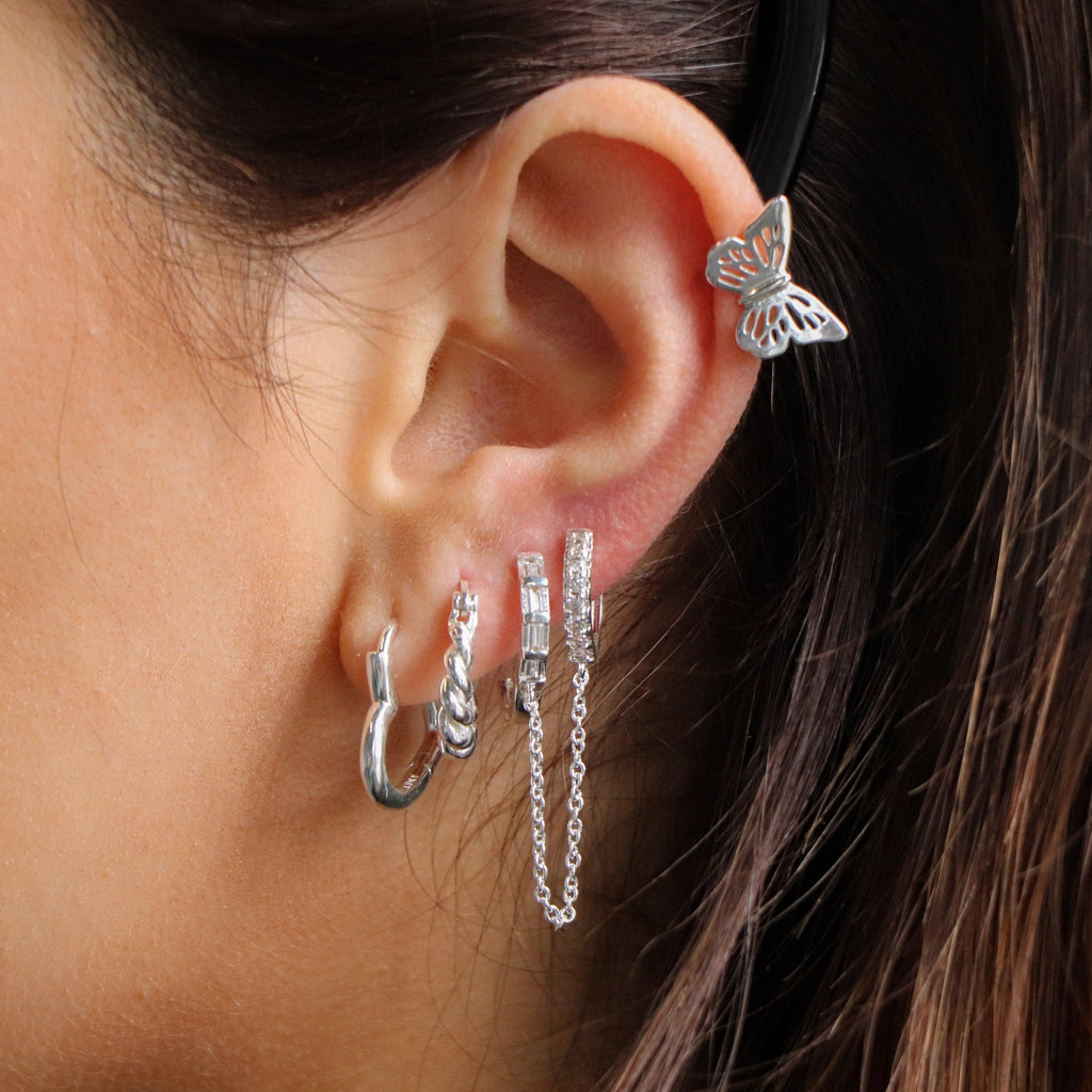 Evry Jewels Cold Hearted Earrings