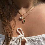 Evry Jewels Cowrie Necklace