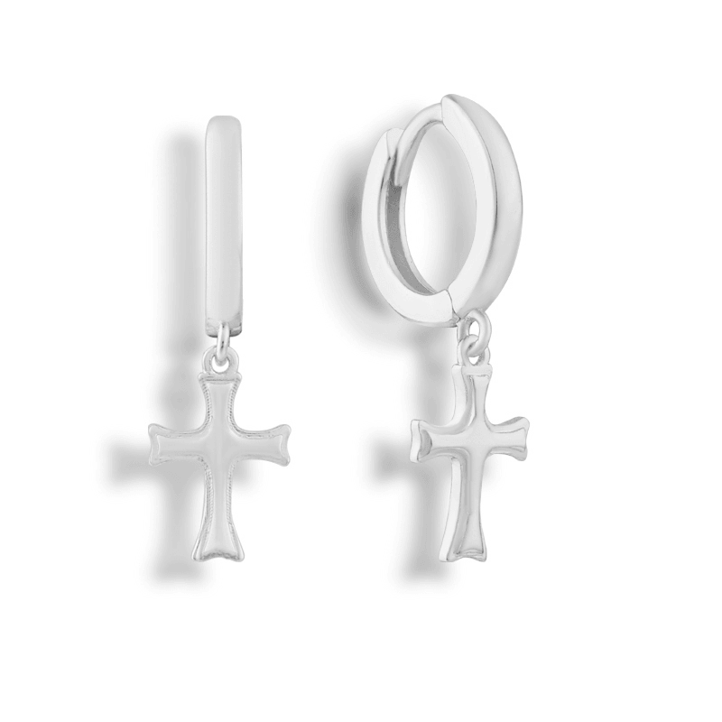 Evry Jewels Crossed Off Earrings