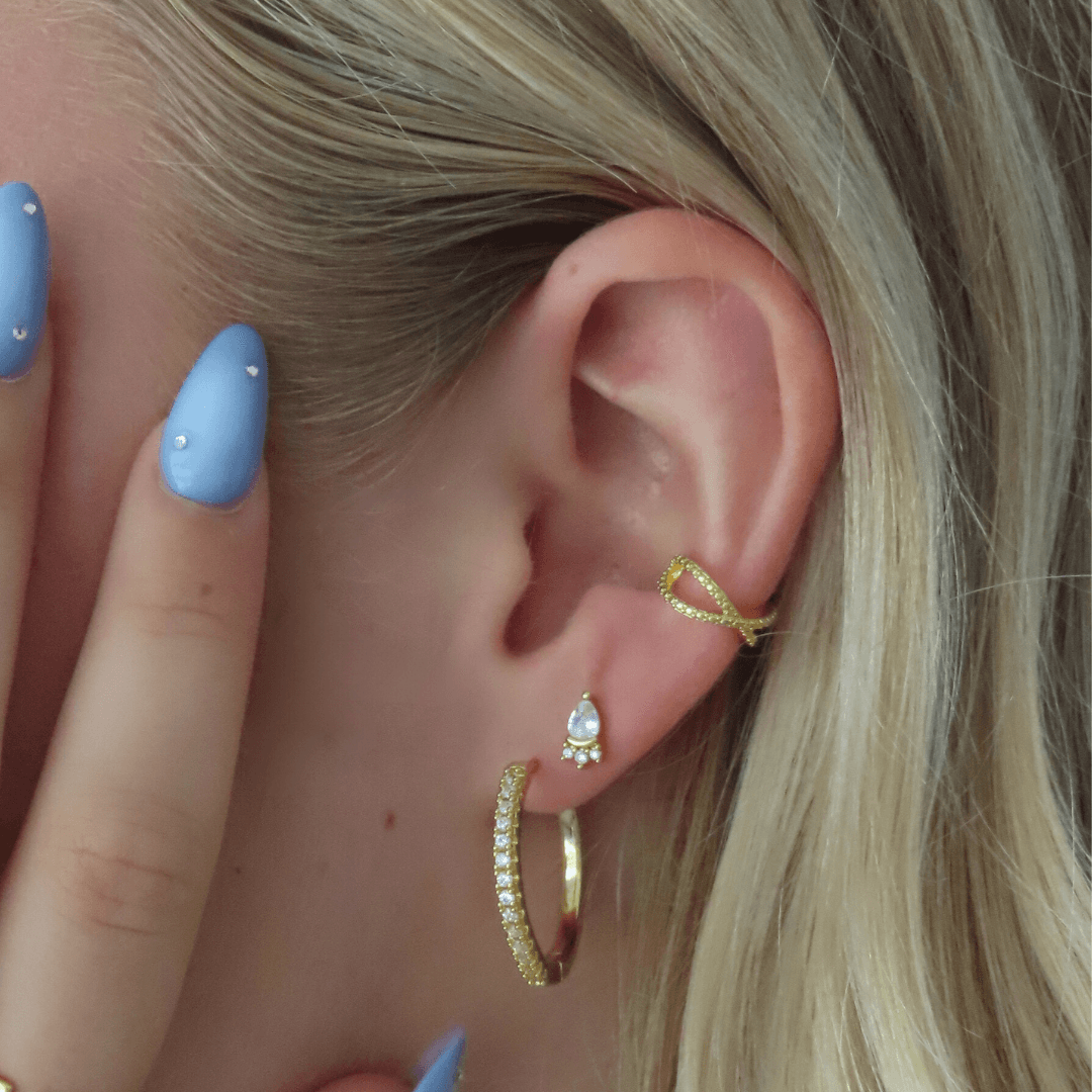 Evry Jewels Crossover Ear Cuff