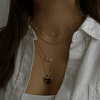 Evry Jewels Custom/Personalized Heart Locket Necklace