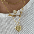 Evry Jewels Custom/Personalized Heart Locket Necklace