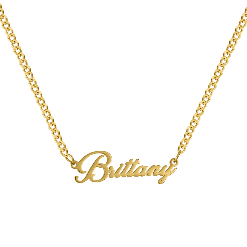 Evry Jewels Custom/Personalized Nameplate Curb Necklace
