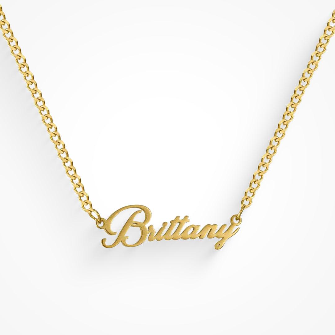 Evry Jewels Custom/Personalized Nameplate Curb Necklace