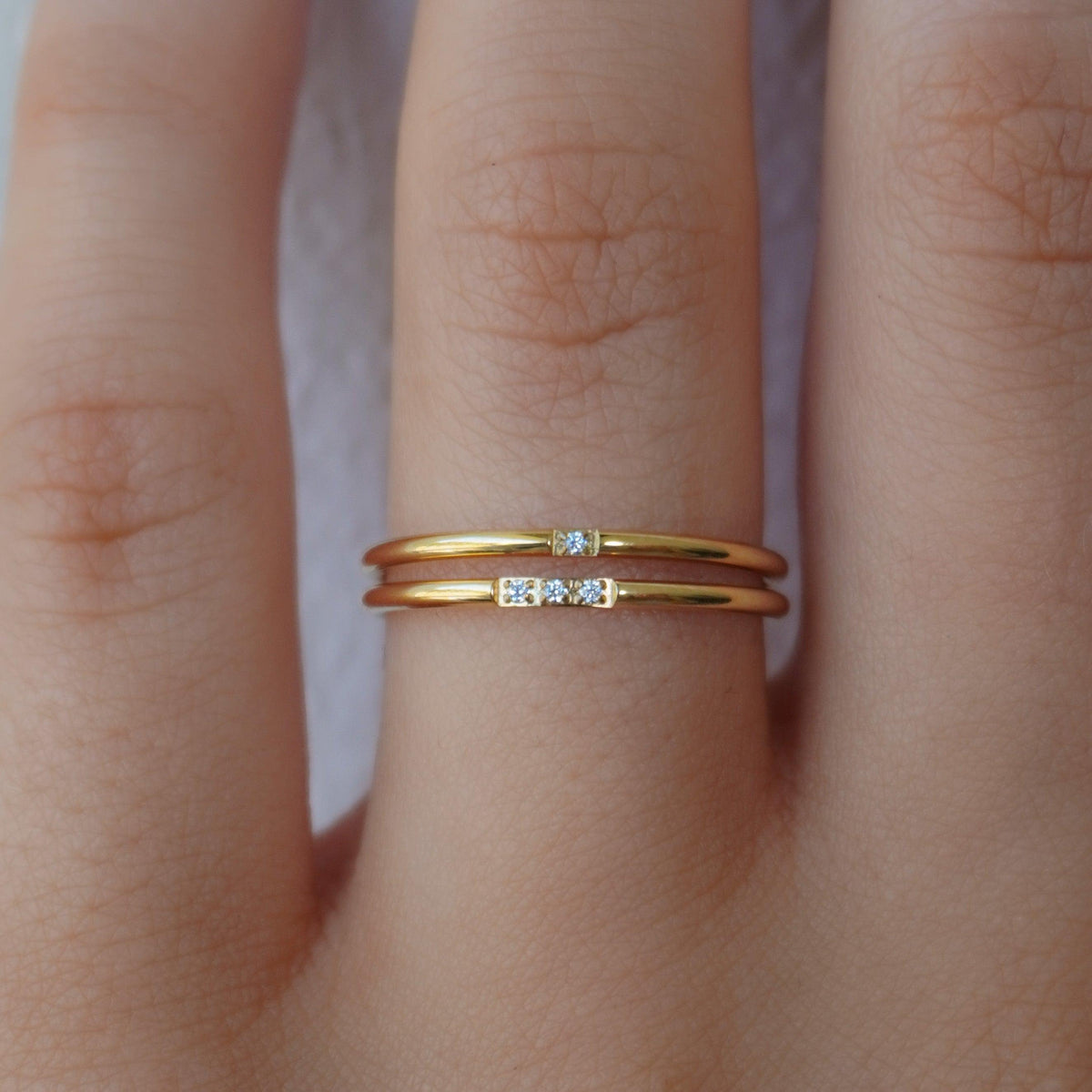Evry Jewels She's a Gem 2-Piece Ring Set