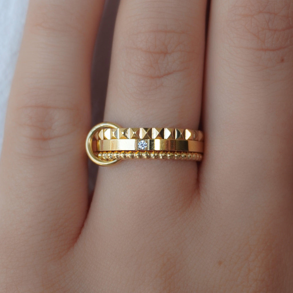 Evry Jewels She's a Diva Stacked Ring
