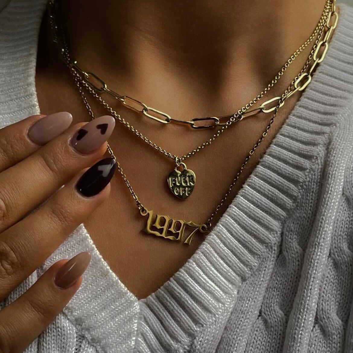 Evry Jewels Don't Bother Me Necklace