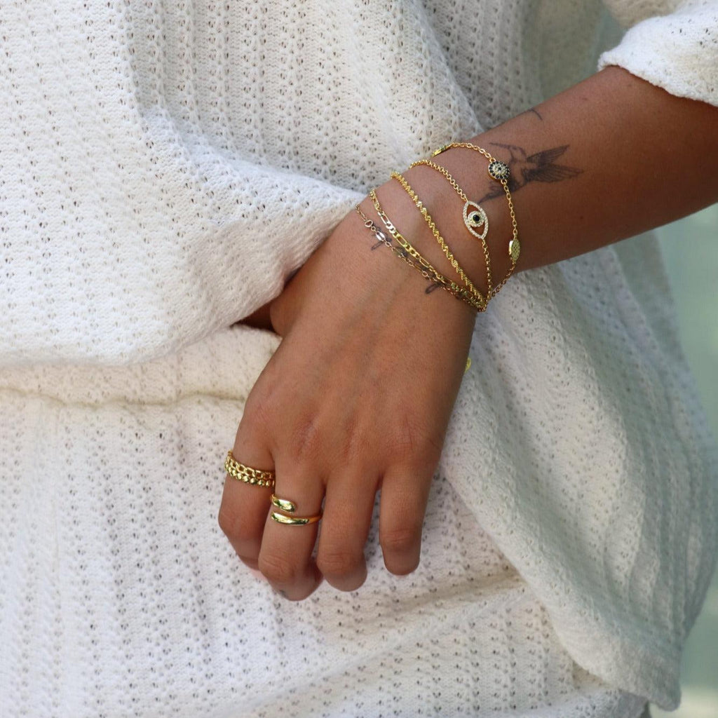 Evry Jewels Dotted Ring