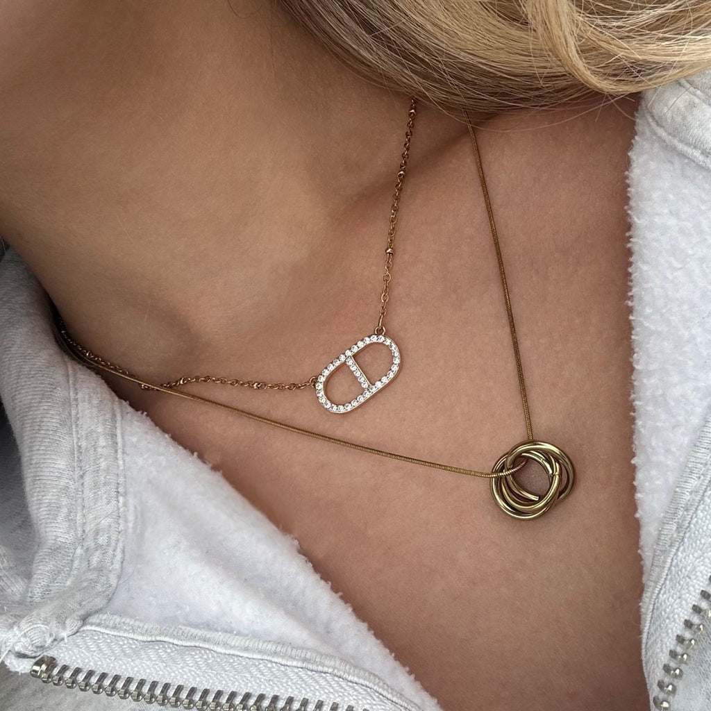 Evry Jewels Trifecta Necklace