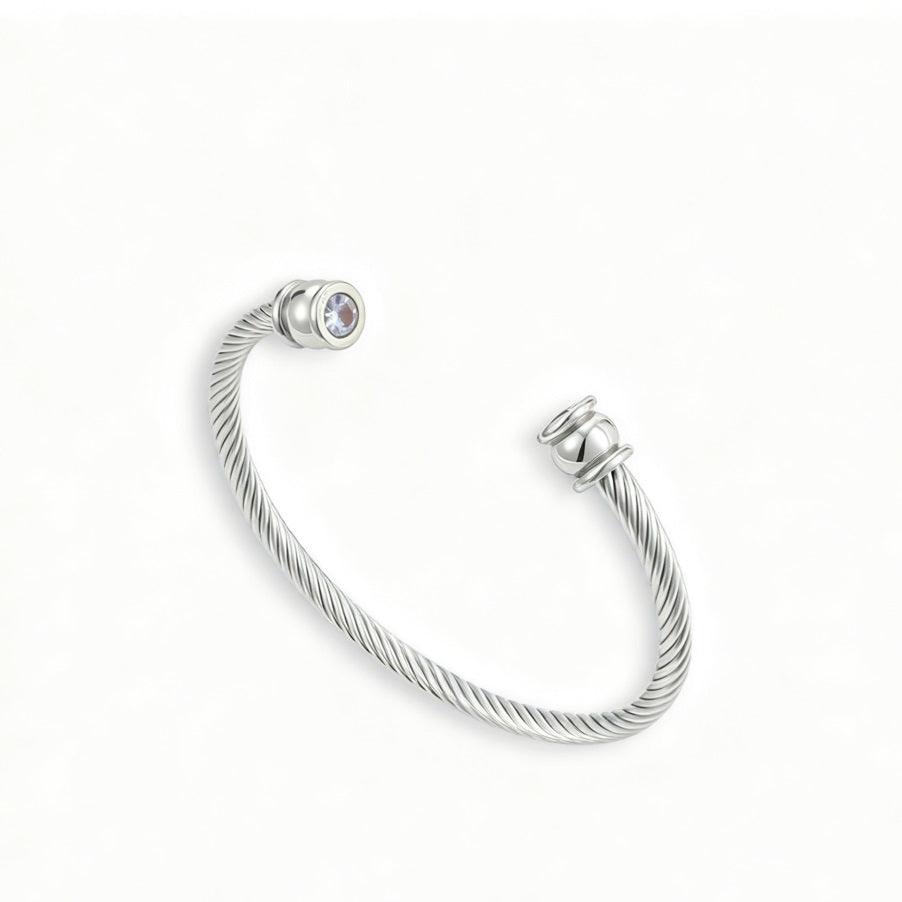 Evry Jewels Eternal Twirl Bangle