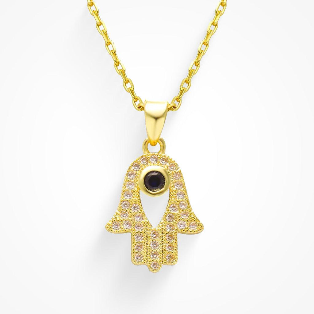 Evry Jewels Eye Am Over It Hamsa Necklace