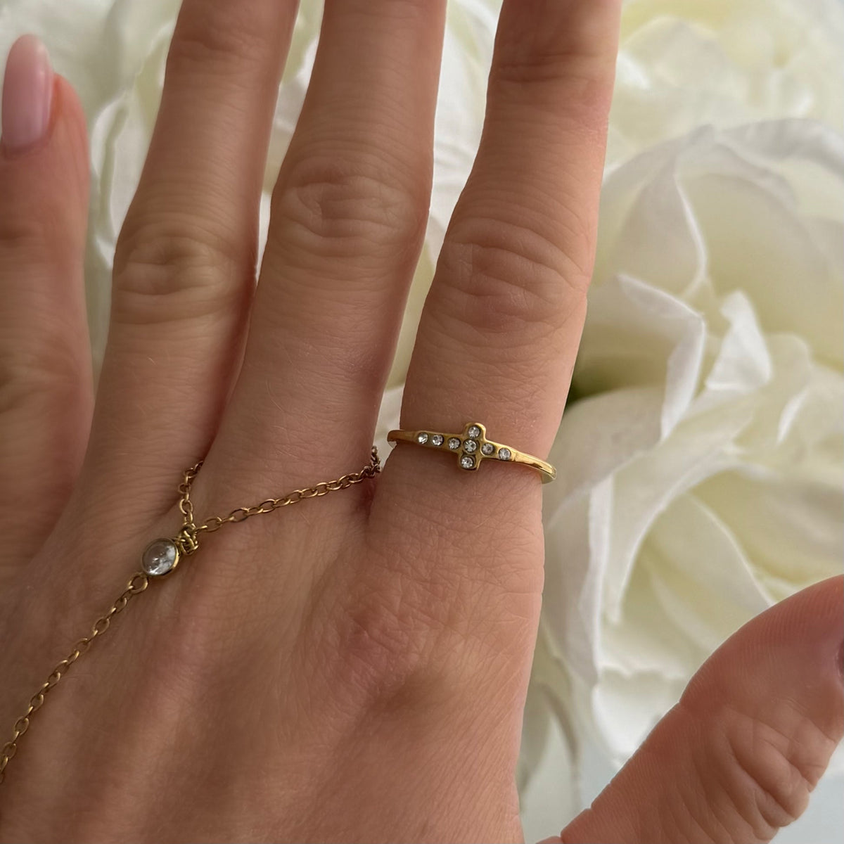 Evry Jewels Holy Cross Ring