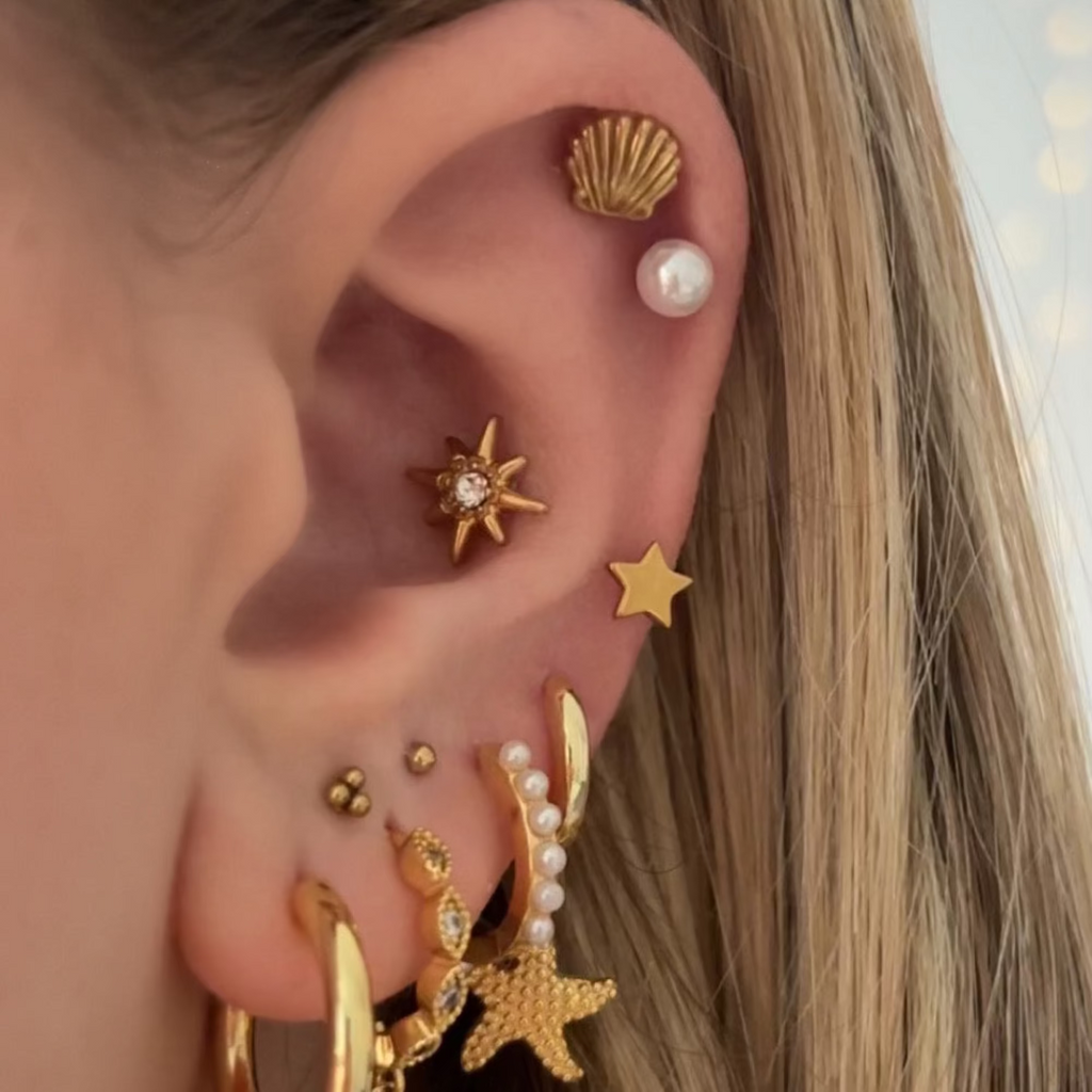 Evry Jewels Flat Back Earrings Set Collection