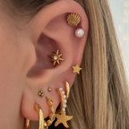 Evry Jewels Flat Back Earrings Set Collection