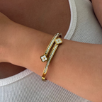 Evry Jewels Lucky Row Bangle