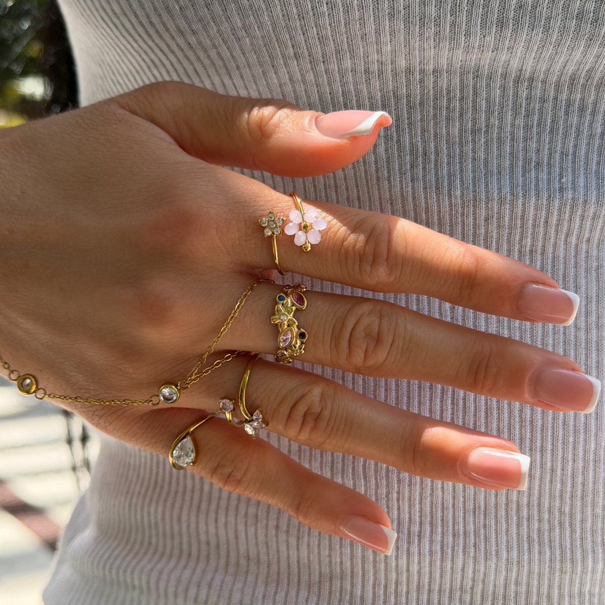 Evry Jewels Sweet Bloom Ring