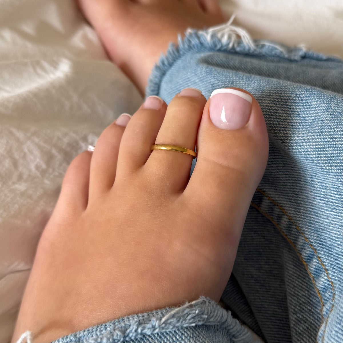 Evry Jewels Bare Glow 3-Piece Toe Rings Set