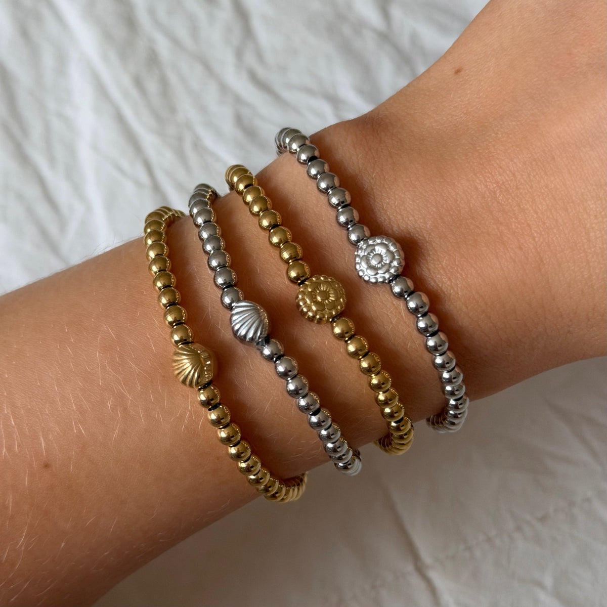 Evry Jewels Beaded Bracelet Sets Collection