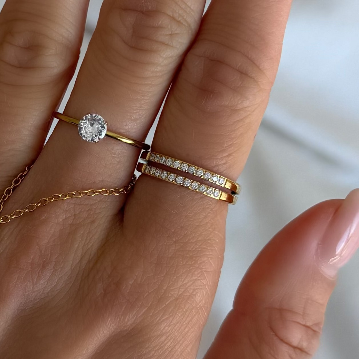 Evry Jewels Glow Harmony Ring