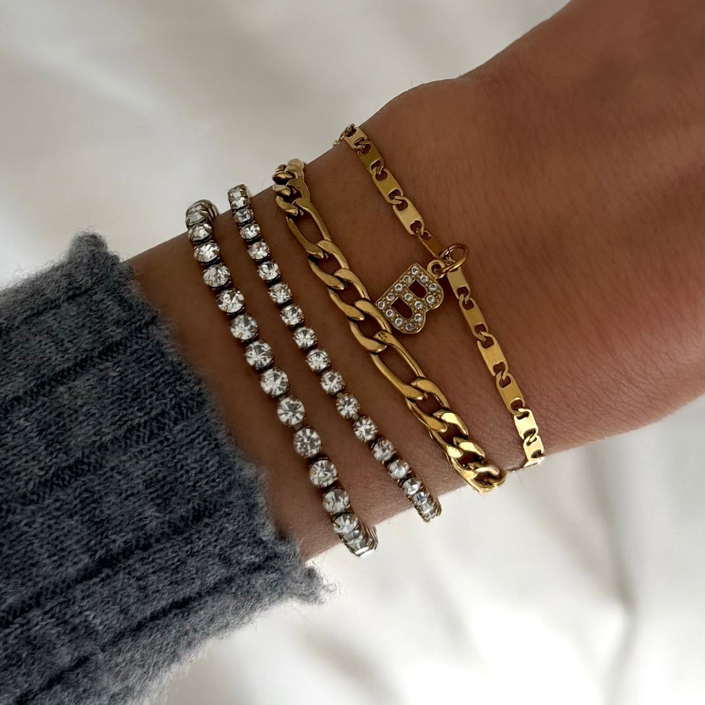 Evry Jewels High-Shine Tennis Bracelet