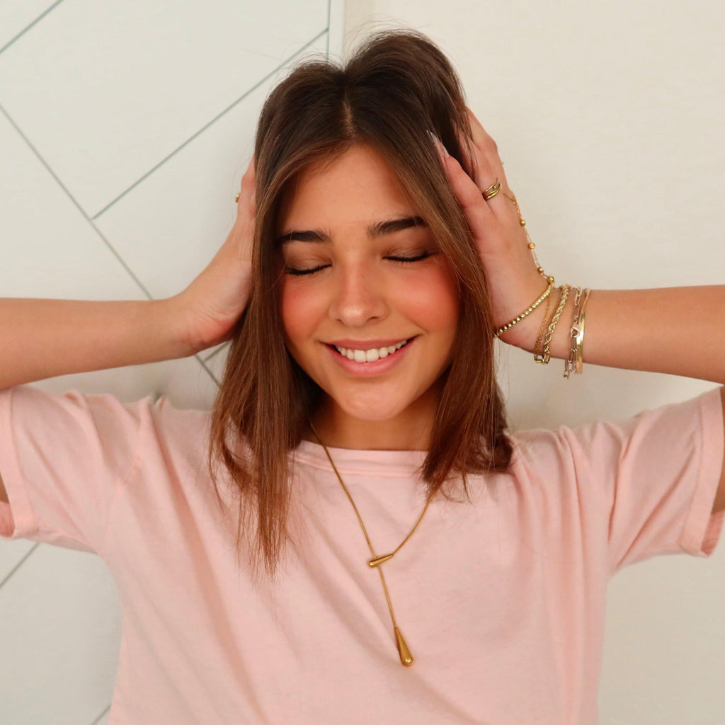 Evry Jewels Leah Lariat Necklace