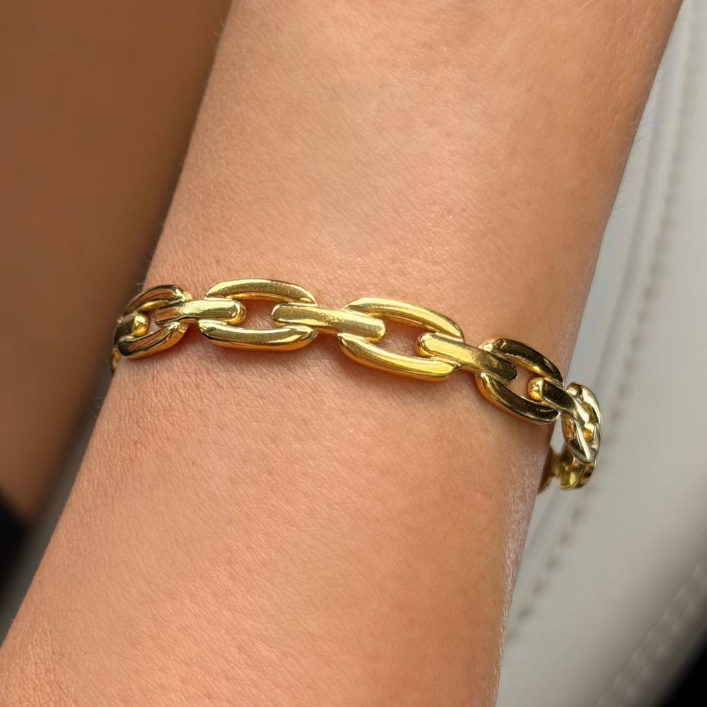 Evry Jewels Linked Chain Bangle