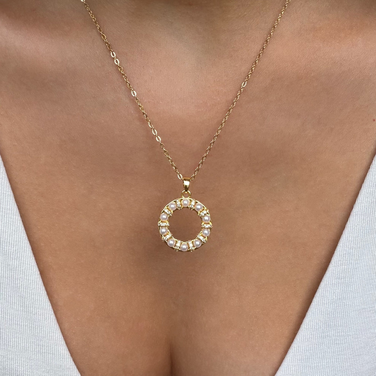 Evry Jewels Dream Pearl Necklace