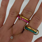 Evry Jewels Rosie Glow Stacked Ring